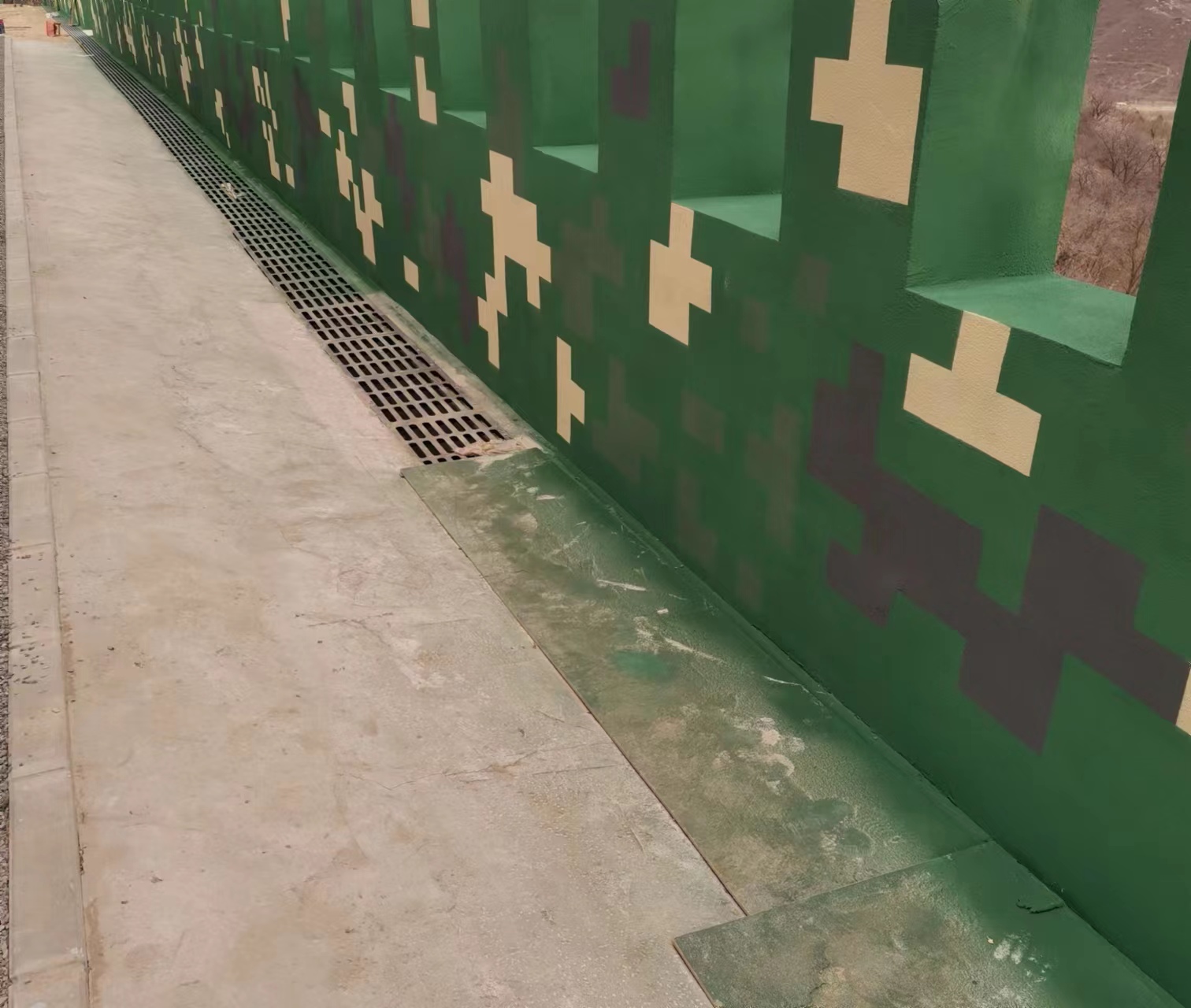 定西围墙迷彩喷涂,数迷彩漆